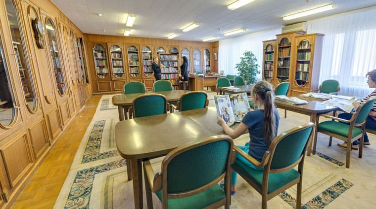 Библиотека санатория Горный воздух в Железноводске 