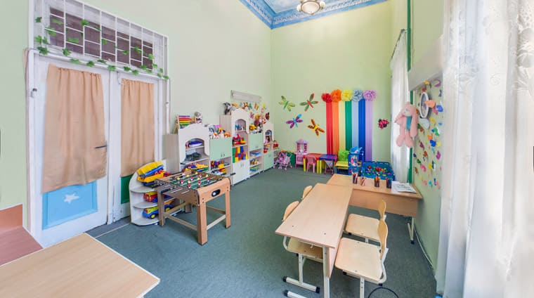 Детская комната в санатории Шахтер. Ессентуки