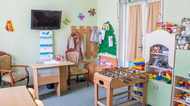 Интерьер детской комнаты в санатории Шахтер. Ессентуки