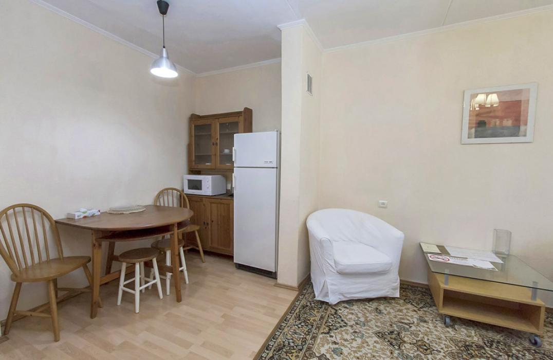 Кухонная зона в гостиной 2 местного 2 комнатного Люкса, Корпус 1 санатория Валуево в Москве
