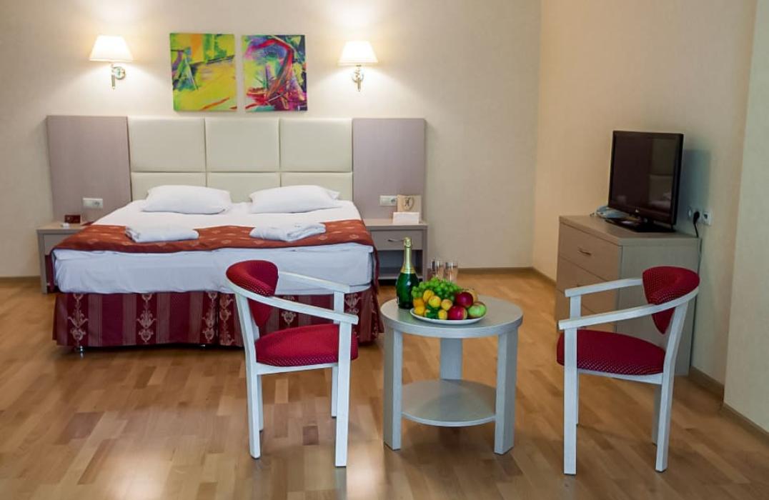 Спальня в 2 местном 2 комнатном Люксе Premium санатория Красная Пахра в Москве