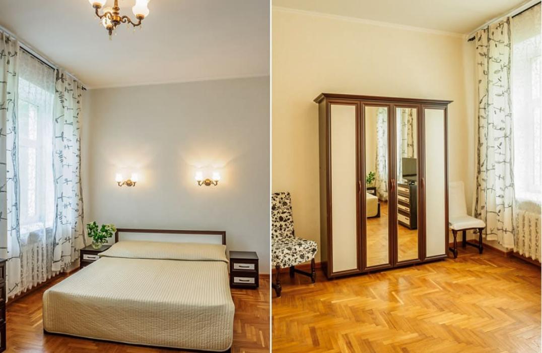 Спальная комната в 8 местных 5 комнатных Апартаментах, Корпус 1 санатория Ерино в Москве