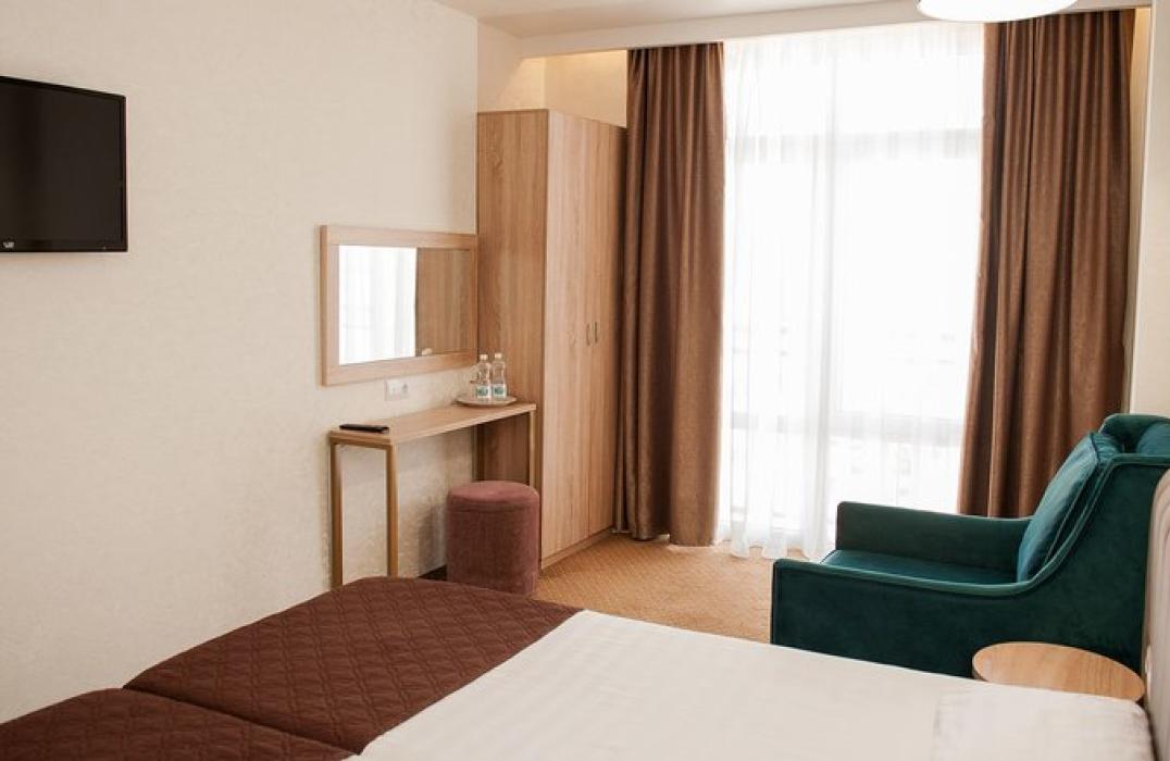 Стандарт с доп. местом 2 местный 1 комнатный в Отеле Ambra All inclusive Resort Hotel / Амбра в г. Анапе фото 4