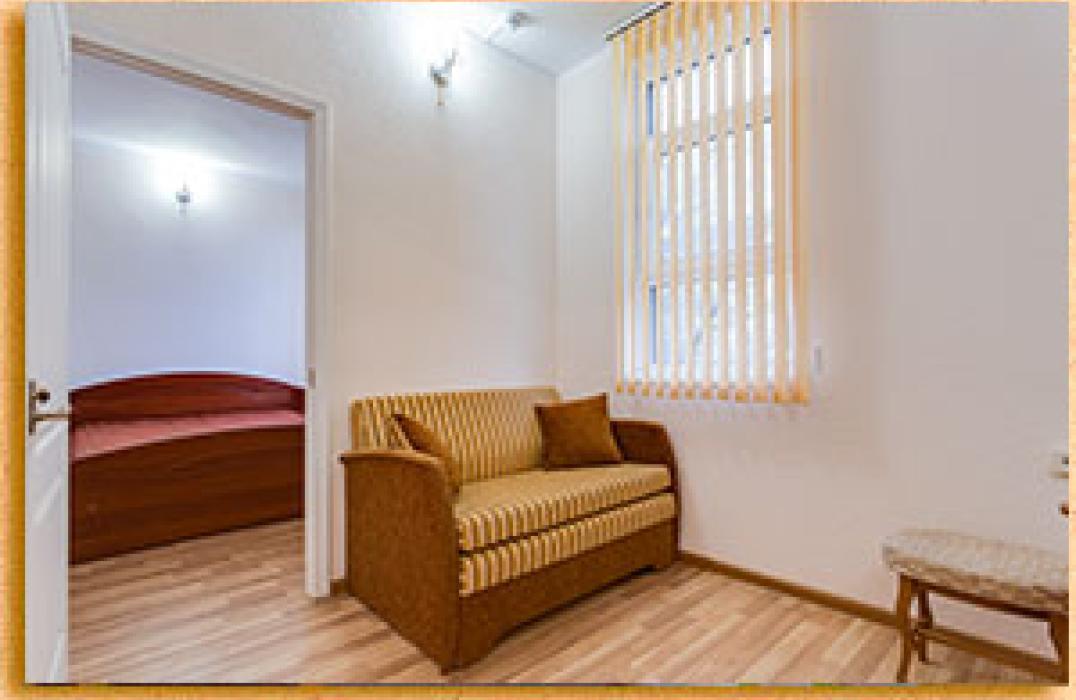 1-й категории 2 местный 2 комнатный (25 м²) Корпус «Г» в Гостиничном комплексе Русич в г. Анапа фото 1