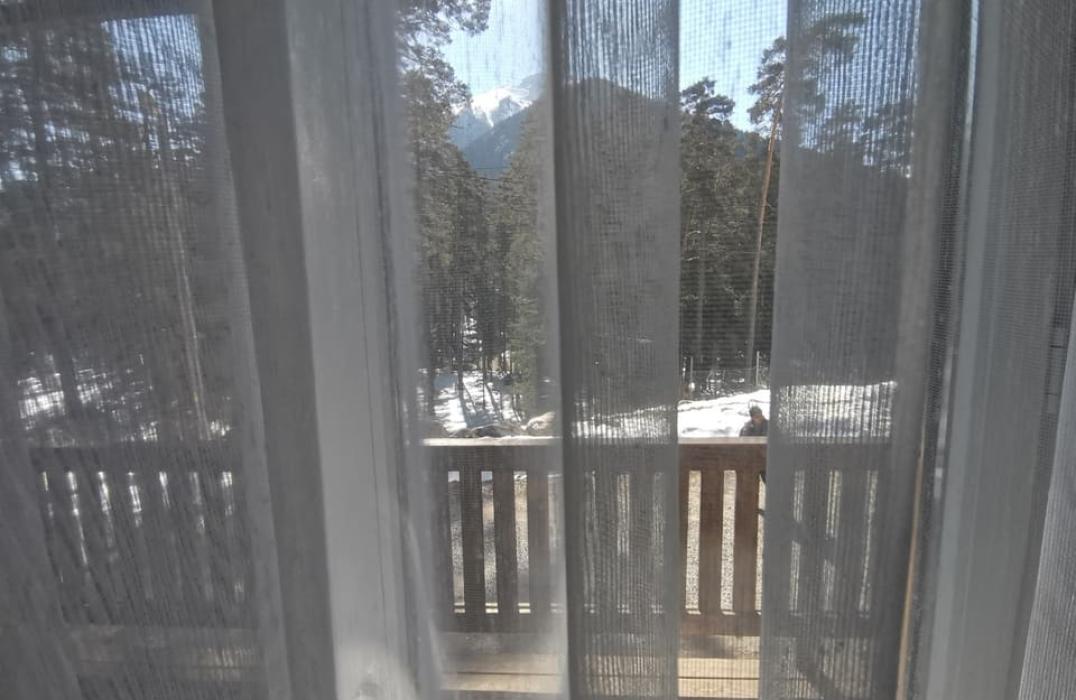 Гостевой дом НаМиРа в Архызе, номер Двухместный Стандарт улучшенный с видом на лес и горы. Фото 2