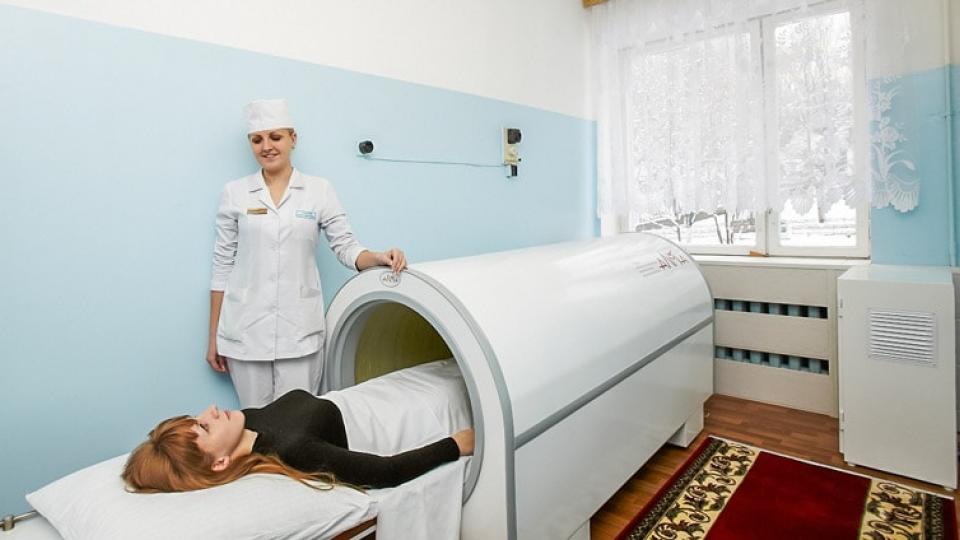 Аппарат «АЛМА» (магнитотурботрон) в санатории Зори Ставрополья. Пятигорск