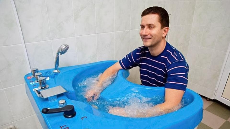 Вихревые ванны в санатории Зори Ставрополья. Пятигорск