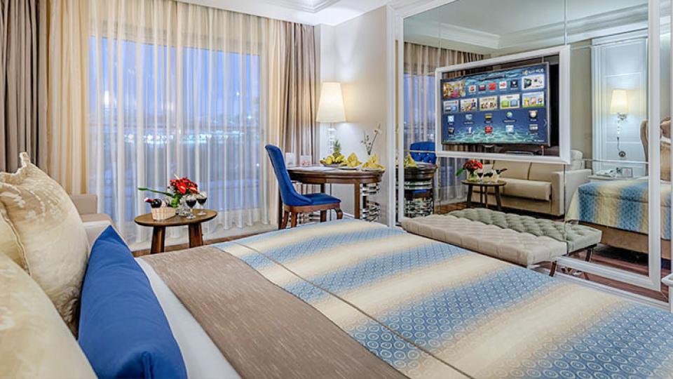 2 местный, 1 комнатный Deluxe Standard Room в отеле Alva Donna Exclusive Hotel & SPA.  Белек. Турция