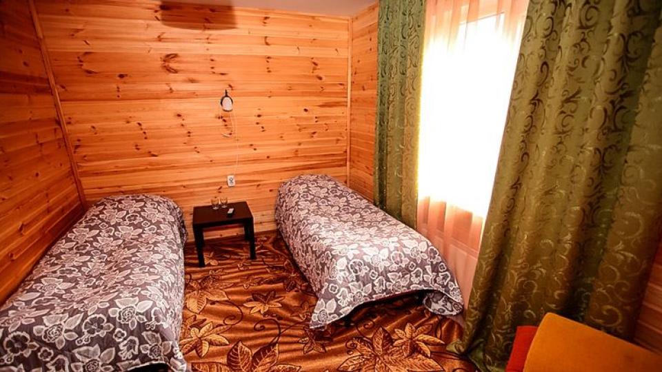 Спальные места в 2 местном, 1 комнатном, Стандарте гостиницы Фристайл-2 в Шерегеше
