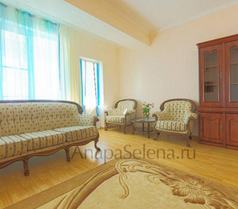 Апартаменты 2 местные 3 комнатные в пансионате Селена в Анапе фото 5