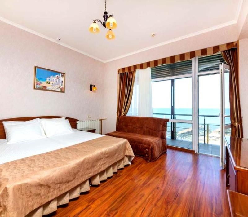 1 категория 2 местный 1 комнатный с видом на море (24 м²) в отеле Евразия в Анапе фото 2