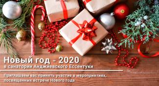 Новогодняя программа «Встречаем 2020 юбилейный год»