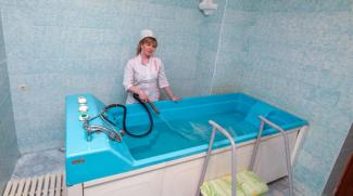 Подводный душ-массаж в санатории Воронеж Ессентуков