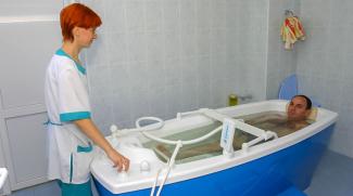 Санаторий Калинина. Общие вихревые ванны