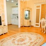 Оснащение гостиной в 4 местном 3 комнатном Золотом Люксе санатория Целебный Нарзан в Кисловодске