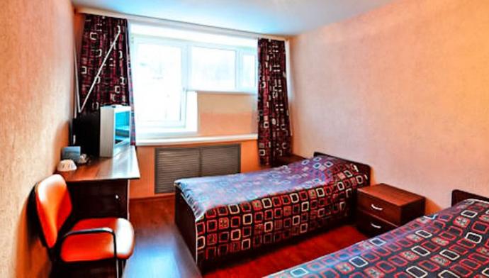 2 местный, 1 комнатный, Стандарт с двумя раздельными кроватями в гостинице Юность Заполярья. Мурманск