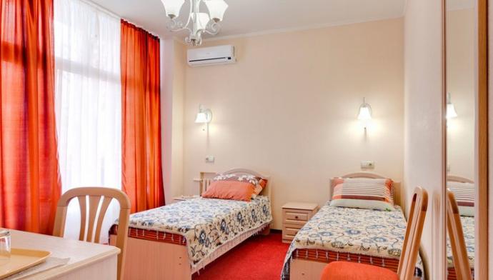 1 категории Комфорт 2 местный 1 комнатный Корпуса № 1,2 в Санатории Полтава-Крым в г.Саки
