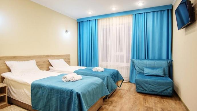 Отель KORONA Архыз, номер 2 местный 1 комнатный Комфорт с раздельными кроватями