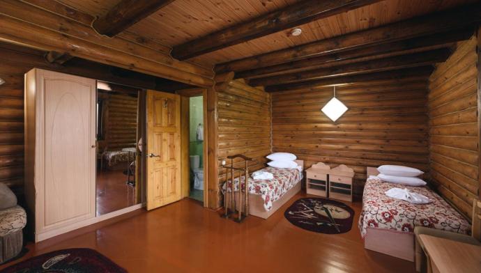 2 местный 1 комнатный номер Деревянный сруб в Санатории Полтава-Крым в г.Саки