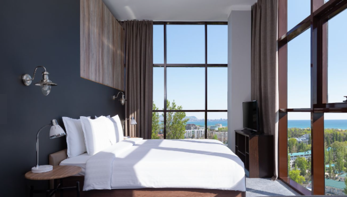 Panoramic Suite SV 3 местный 1 комнатный в отеле «Beton Brut» в г. Анапе