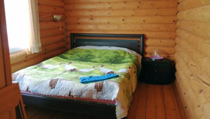 Дача Сосны, 2 местный 1 комнатный Стандарт с двуспальной кроватью (№1), Коттедж 
