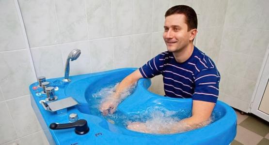 Вихревые ванны в санатории Зори Ставрополья. Пятигорск